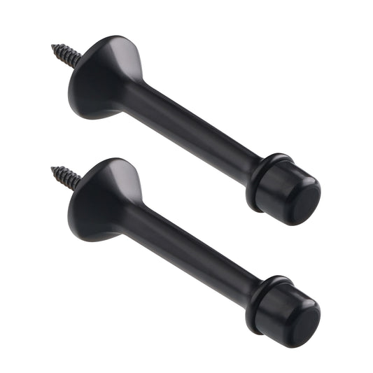 Heavy Duty Champagne Bronze Door Stop - Close-up of the adjustable mechanism, highlighting durability and easy height adjustment