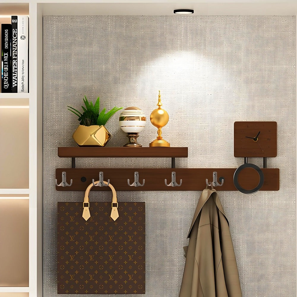 Accessible Short Description: Strong wall hooks made of iron and stainless steel. Designed for coats, hats, bags, and towels. Easy to mount, durable, and suitable for home or office use.