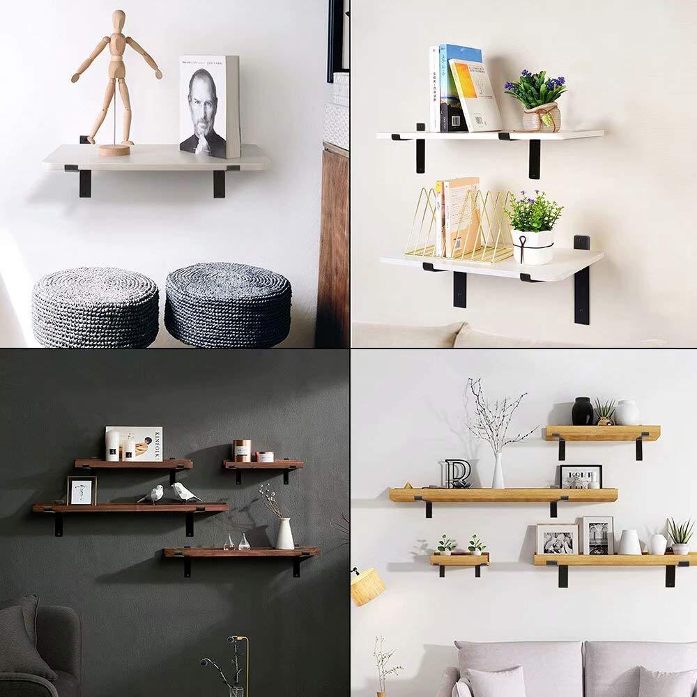 Short Accessible Description: Heavy-duty wall brackets made of iron and stainless steel. Designed to support shelves and handrails. Strong, durable, rust-resistant, and easy to install. Suitable for home, office, and industrial use.