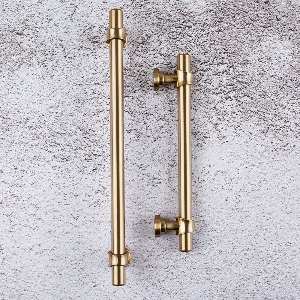 Oil-Rubbed Bronze Bar Handle with Solid Iron Rod – Modern Cabinet and Drawer Pull”
