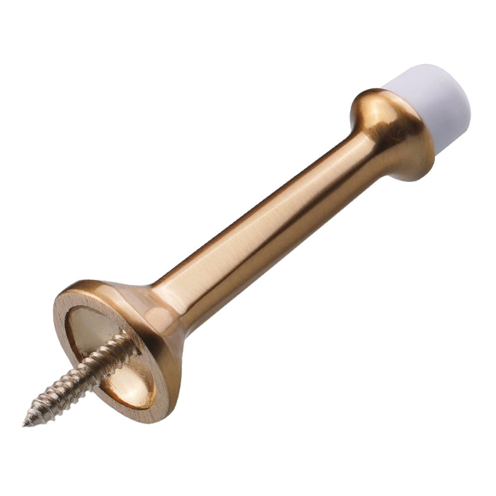 Champagne Bronze Door Stop – 3" Heavy Duty Adjustable Wall Protector