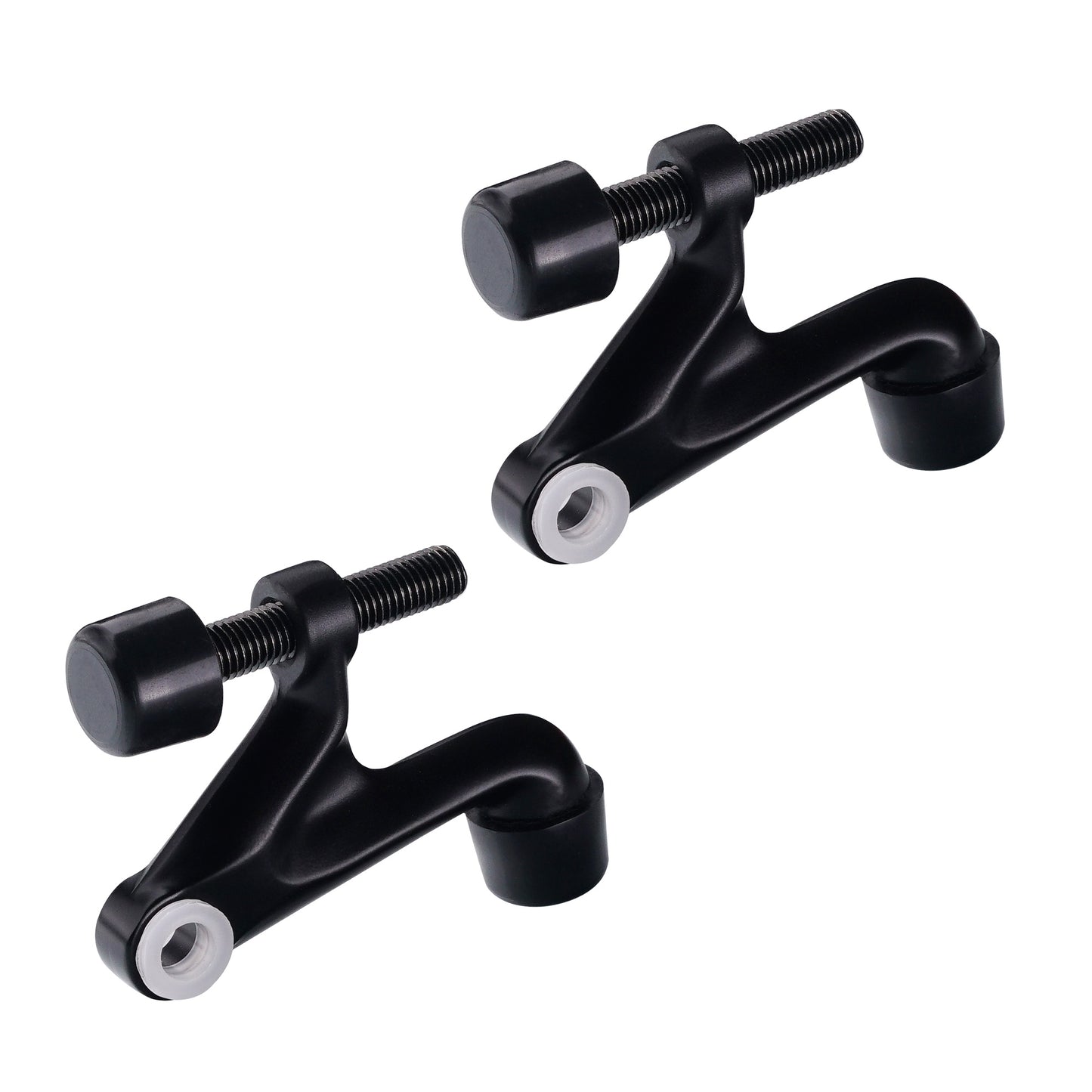 Heavy Duty Zinc Door Stopper - Close-up of hinge pin design and adjustable mechanism details