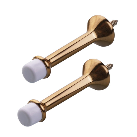 Champagne Bronze Door Stop 3" - Front view showcasing the elegant champagne bronze finish and full 3-inch heavy duty design