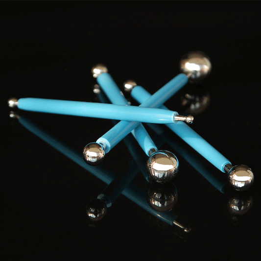 Close-up of the complete Multi-Purpose Carving Knives Sculpting Tools set laid out neatly, showing all tools for DIY sugar art and clay crafting