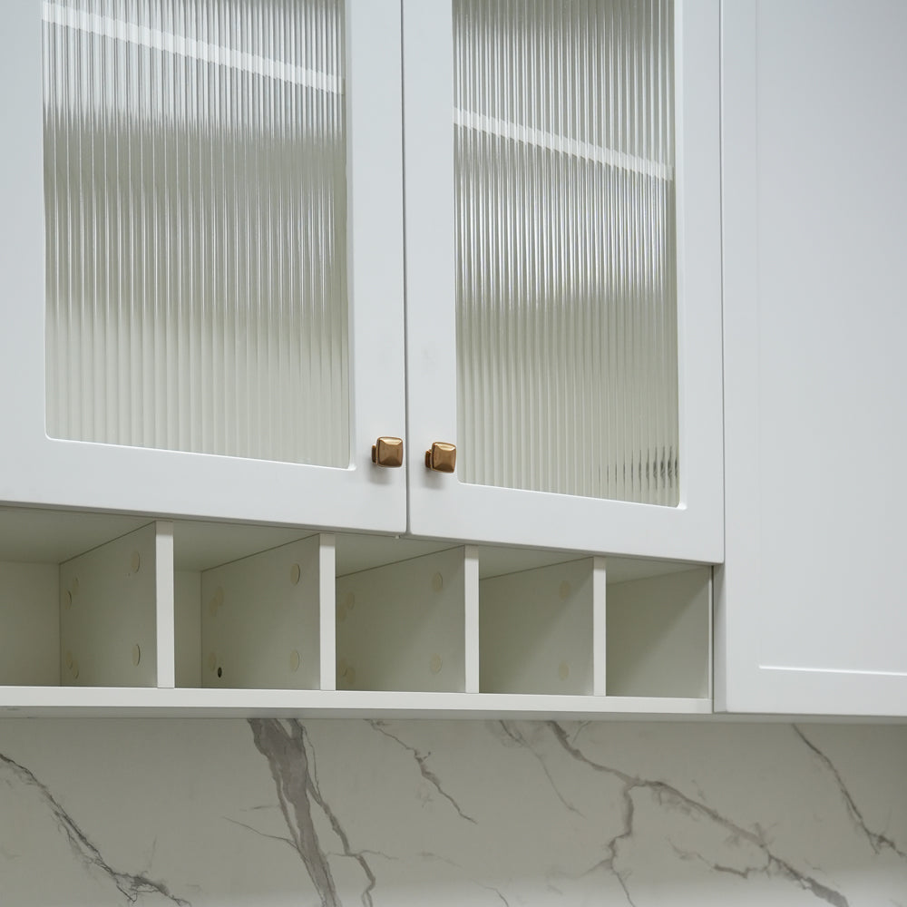 Modern brushed champagne bronze cabinet handle, 160mm hole spacing