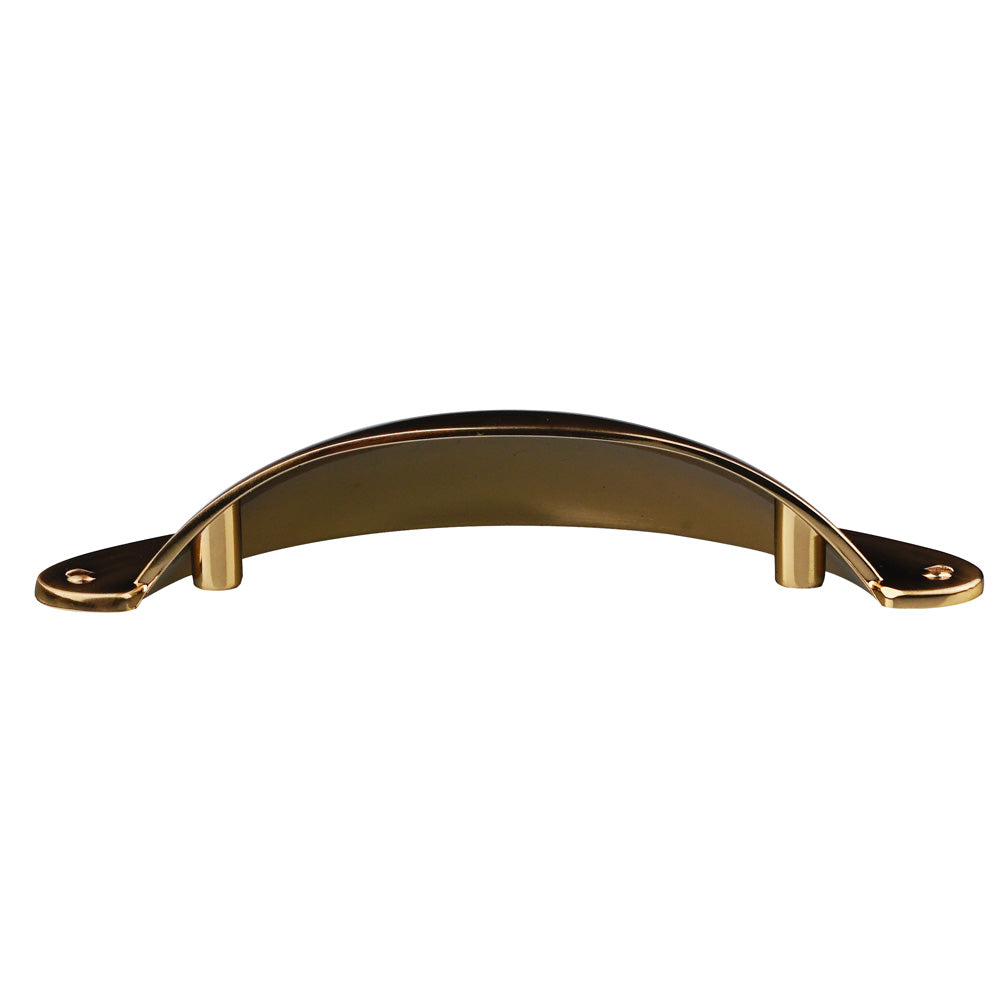 Elegant champagne gold half round drawer pull handles for cabinets