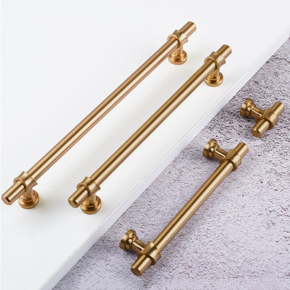 Oil-Rubbed Bronze Solid Iron Bar Cabinet Handle – Durable Drawer and Kitchen Pull